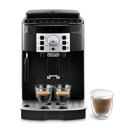 De'Longhi Magnifica S Fully Automatic Coffee Machine with Milk Frother, Black/Silver