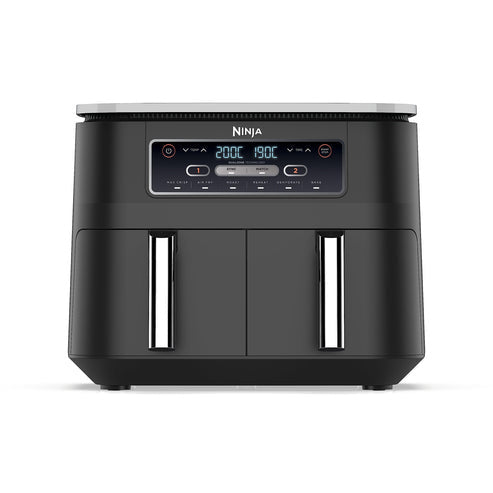 Ninja Foodi Dual Zone Air Fryer, 7.6L, 2 compartments, 6-in-1, Black